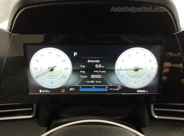 KMHLS4AG6MU166057 2021 HYUNDAI ELANTRA Black Вид щитка приладів