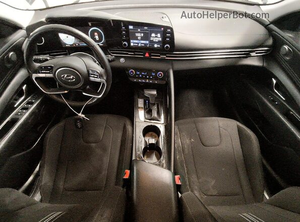 KMHLS4AG6MU166057 2021 HYUNDAI ELANTRA Black Вид панелі приладів