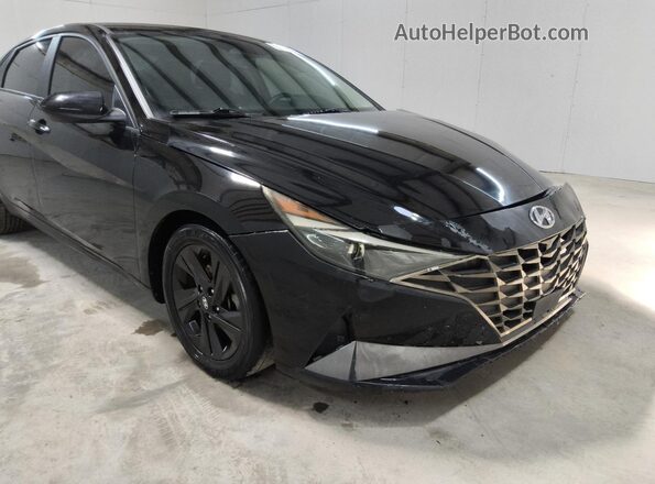 KMHLS4AG6MU166057 2021 HYUNDAI ELANTRA Black Вид наклейки з VIN-кодом