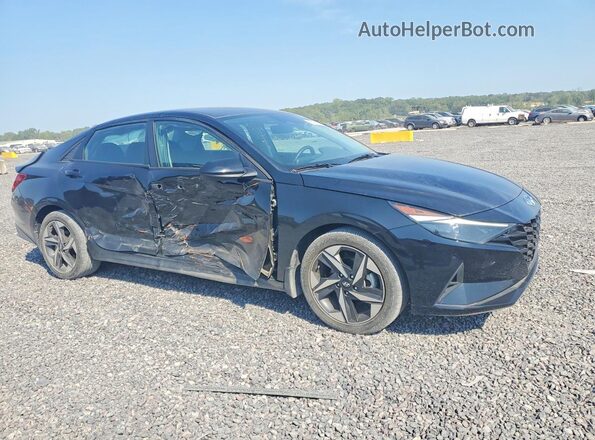 KMHLS4AG6PU568021 2023 HYUNDAI ELANTRA Черный Передняя правая четверть