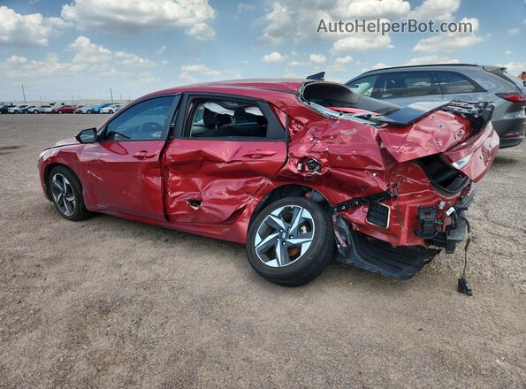 KMHLS4AG7PU384156 2023 HYUNDAI ELANTRA Red 