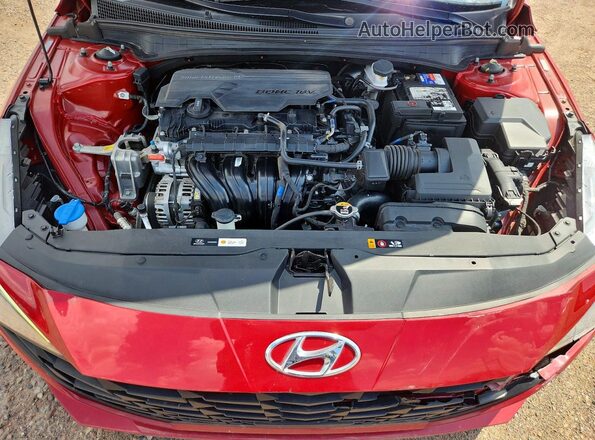 KMHLS4AG7PU384156 2023 HYUNDAI ELANTRA Red Вид задньої частини салону
