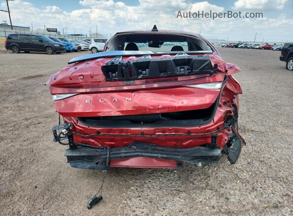 KMHLS4AG7PU384156 2023 HYUNDAI ELANTRA Red 