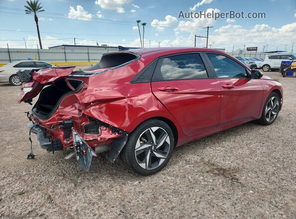 KMHLS4AG7PU384156 2023 HYUNDAI ELANTRA Red 