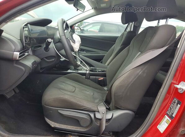 KMHLS4AG7PU603732 2023 HYUNDAI ELANTRA Red Front interior view
