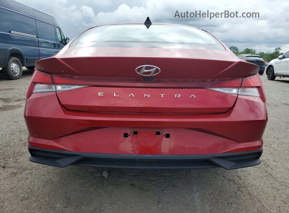 KMHLS4AG7PU603732 2023 HYUNDAI ELANTRA Red Rear view