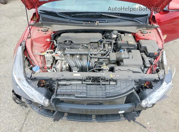 KMHLS4AG7PU603732 2023 HYUNDAI ELANTRA Red Rear interior view