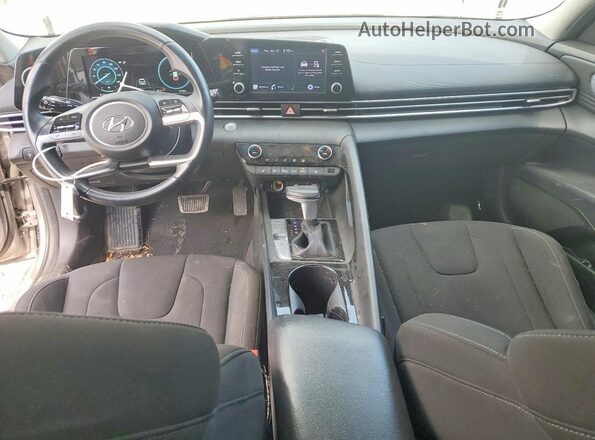 KMHLS4AG8NU233226 2022 HYUNDAI ELANTRA Gray Вид панелі приладів