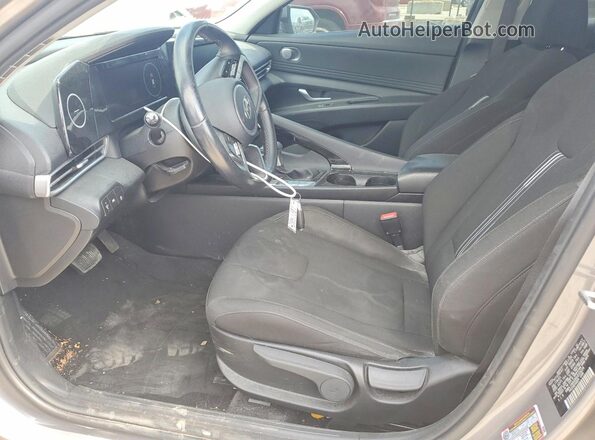 KMHLS4AG8NU233226 2022 HYUNDAI ELANTRA Gray Вид салону спереду