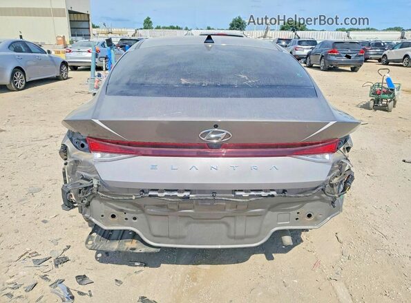 KMHLS4AG8NU233226 2022 HYUNDAI ELANTRA Gray Вид ззаду