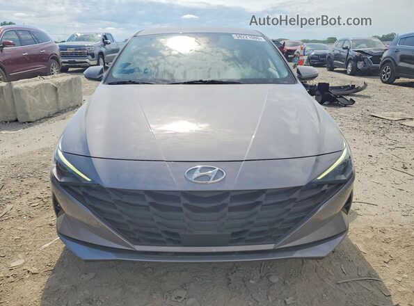 KMHLS4AG8NU233226 2022 HYUNDAI ELANTRA Gray Вид спереду