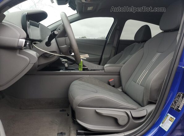 KMHLS4AG9PU487384 2023 HYUNDAI ELANTRA Blue Սալոնի դիմացի տեսք
