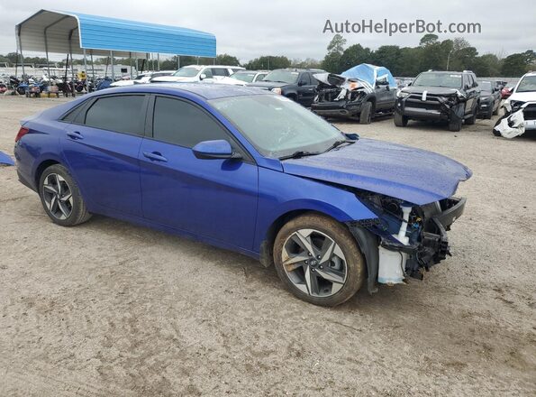 KMHLS4AG9PU487384 2023 HYUNDAI ELANTRA Blue Առջևի աջ
