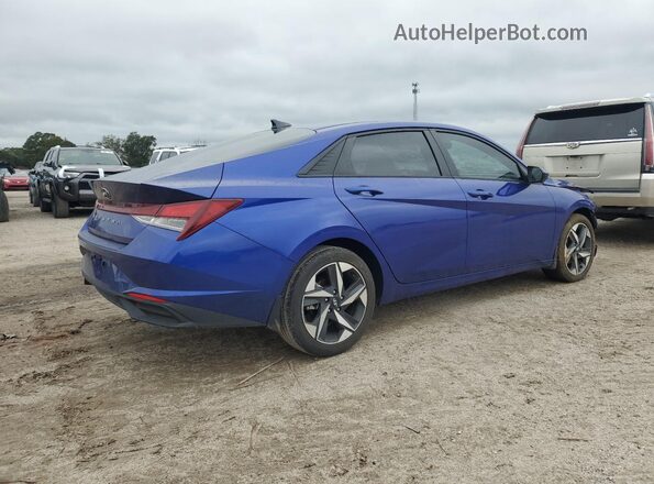 KMHLS4AG9PU487384 2023 HYUNDAI ELANTRA Blue Հետևի աջ