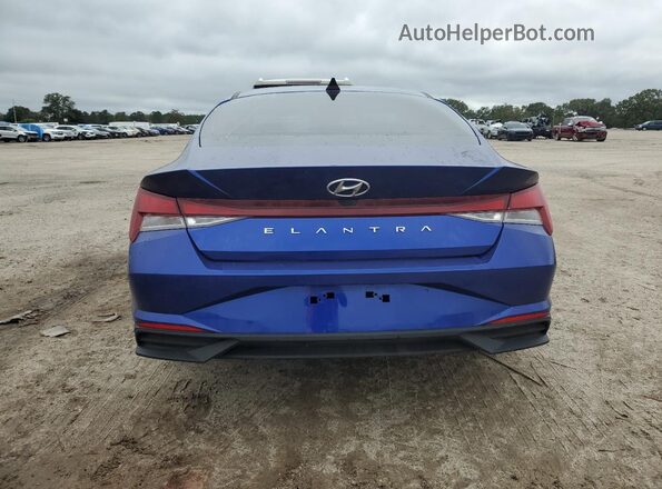 KMHLS4AG9PU487384 2023 HYUNDAI ELANTRA Blue Հետևի տեսք