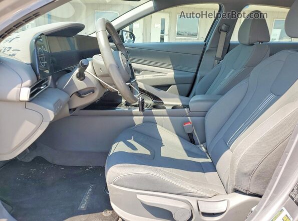 KMHLS4AG9PU558809 2023 HYUNDAI ELANTRA Gray წინა სალონის ხედი
