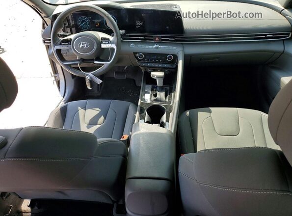KMHLS4AG9PU558809 2023 HYUNDAI ELANTRA Gray წინა პანელის ხედი