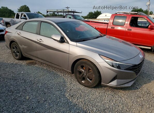 KMHLS4AGXMU186487 2021 HYUNDAI ELANTRA Gray Առջևի աջ