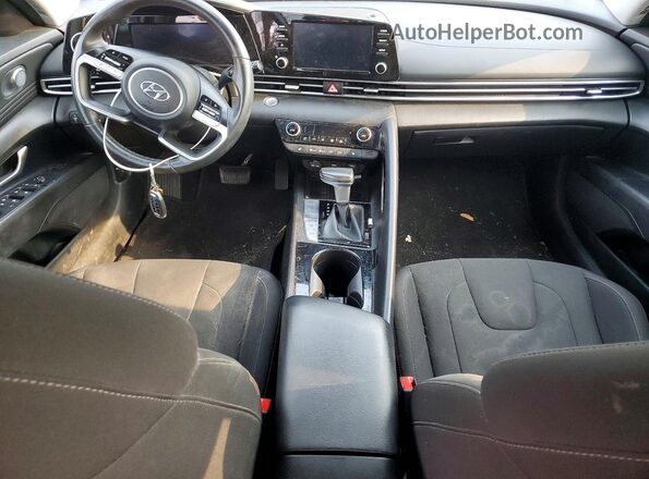 KMHLS4AGXMU186487 2021 HYUNDAI ELANTRA Gray Առջևի վահանակի տեսք