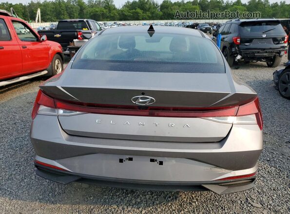 KMHLS4AGXMU186487 2021 HYUNDAI ELANTRA Gray Հետևի տեսք