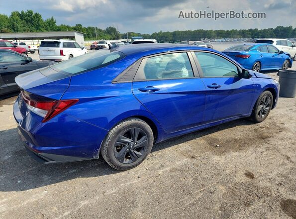 KMHLS4AGXNU217562 2022 HYUNDAI ELANTRA Blue Rear right