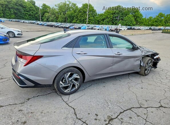 KMHLS4DG0RU694048 2024 HYUNDAI ELANTRA Silver Задня права чверть