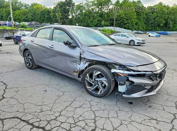 KMHLS4DG0RU694048 2024 HYUNDAI ELANTRA Silver Передня права чверть