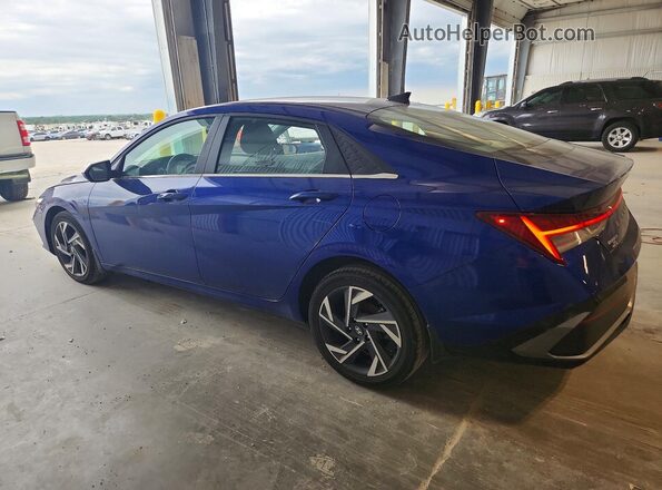 KMHLS4DG0RU789404 2024 HYUNDAI ELANTRA Blue Trasero izquierdo