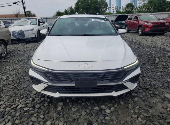 KMHLS4DG0RU841288 2024 HYUNDAI ELANTRA White Դիմացի տեսք