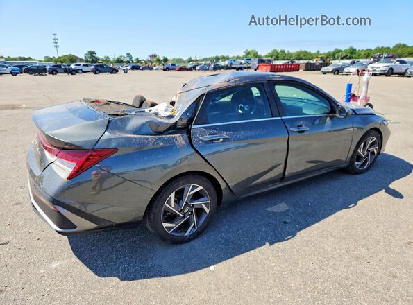 KMHLS4DG0SU894451 2025 HYUNDAI ELANTRA Gray Rear right