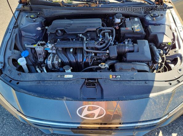 KMHLS4DG0SU894451 2025 HYUNDAI ELANTRA Gray Rear interior view