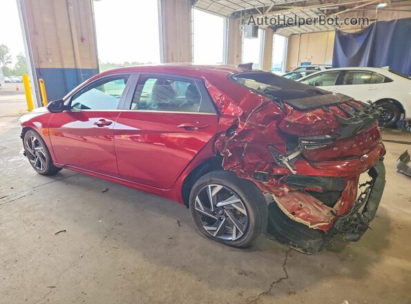 KMHLS4DG0SU972422 2025 HYUNDAI ELANTRA Red Rear left