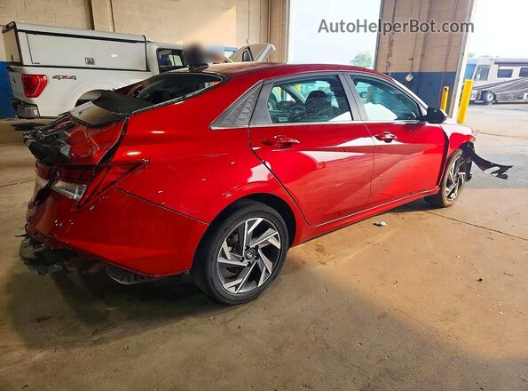 KMHLS4DG0SU972422 2025 HYUNDAI ELANTRA Red Rear right
