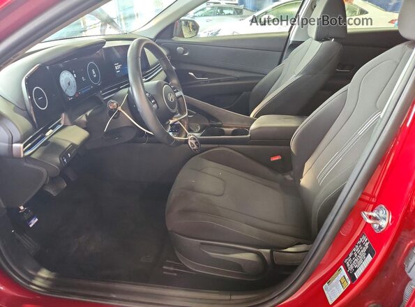 KMHLS4DG0SU972422 2025 HYUNDAI ELANTRA Red Front interior view