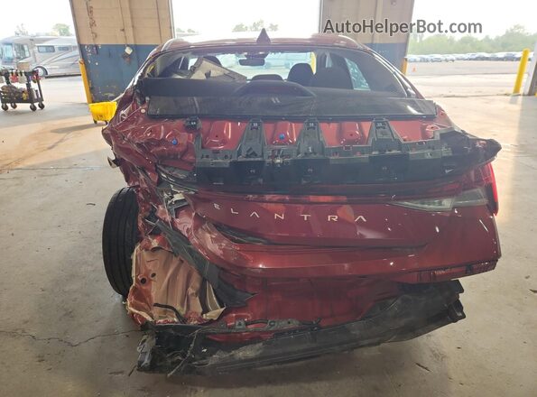 KMHLS4DG0SU972422 2025 HYUNDAI ELANTRA Red 