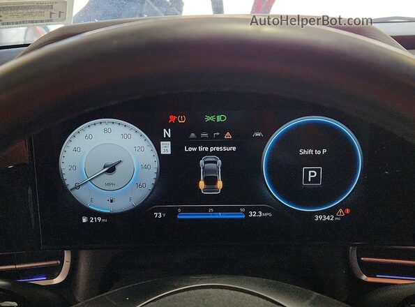 KMHLS4DG1RU675752 2024 HYUNDAI ELANTRA Gray Вид щитка приладів
