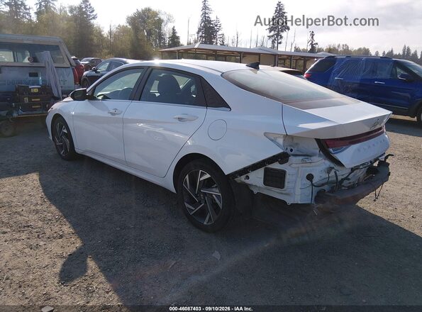 KMHLS4DG1SU969058 2025 HYUNDAI ELANTRA Белый Задняя левая четверть