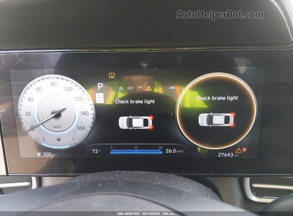 KMHLS4DG1SU969058 2025 HYUNDAI ELANTRA Белый Вид задних сидений
