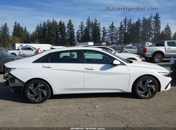 KMHLS4DG1SU969058 2025 HYUNDAI ELANTRA Белый Панорамный вид салона 360°
