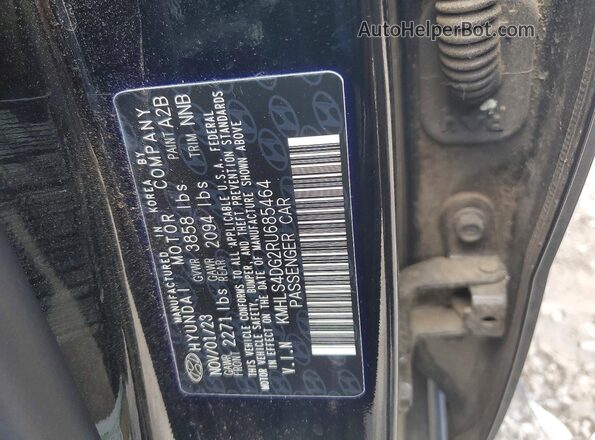 KMHLS4DG2RU685464 2024 HYUNDAI ELANTRA Black ძრავის განყოფილების ხედი