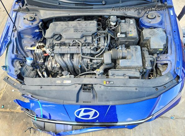 KMHLS4DG2RU744593 2024 HYUNDAI ELANTRA Blue უკანა სალონის ხედი