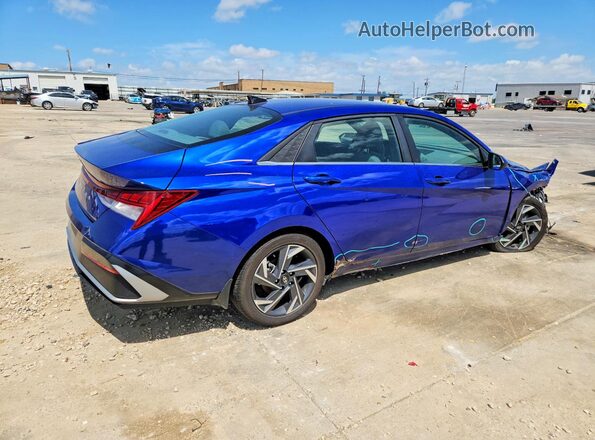 KMHLS4DG2RU744593 2024 HYUNDAI ELANTRA Blue უკანა მარჯვენა