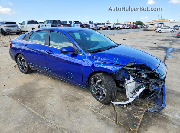 KMHLS4DG2RU744593 2024 HYUNDAI ELANTRA Blue წინა მარჯვენა