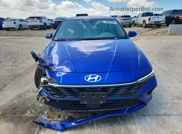 KMHLS4DG2RU744593 2024 HYUNDAI ELANTRA Blue წინა ხედი