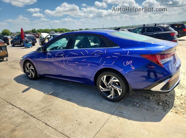 KMHLS4DG2RU744593 2024 HYUNDAI ELANTRA Blue უკანა მარცხენა