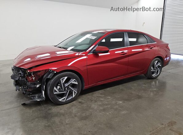 KMHLS4DG2SU082553 2025 HYUNDAI ELANTRA Red 