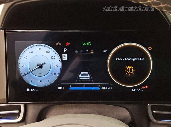 KMHLS4DG2SU082553 2025 HYUNDAI ELANTRA Red Вид щитка приладів