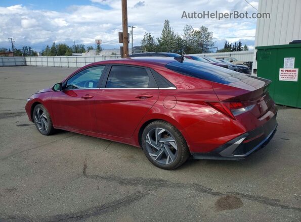 KMHLS4DG3RU674750 2024 HYUNDAI ELANTRA Red Задня ліва чверть
