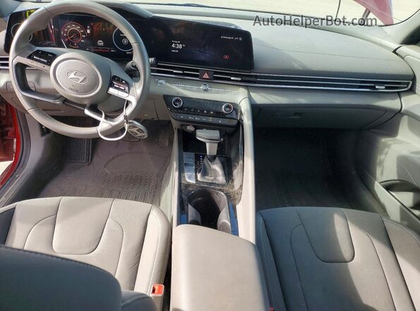 KMHLS4DG3RU674750 2024 HYUNDAI ELANTRA Red Вид панелі приладів