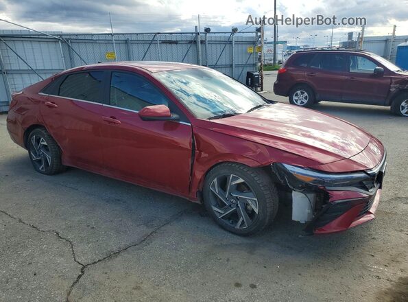 KMHLS4DG3RU674750 2024 HYUNDAI ELANTRA Red Передня права чверть